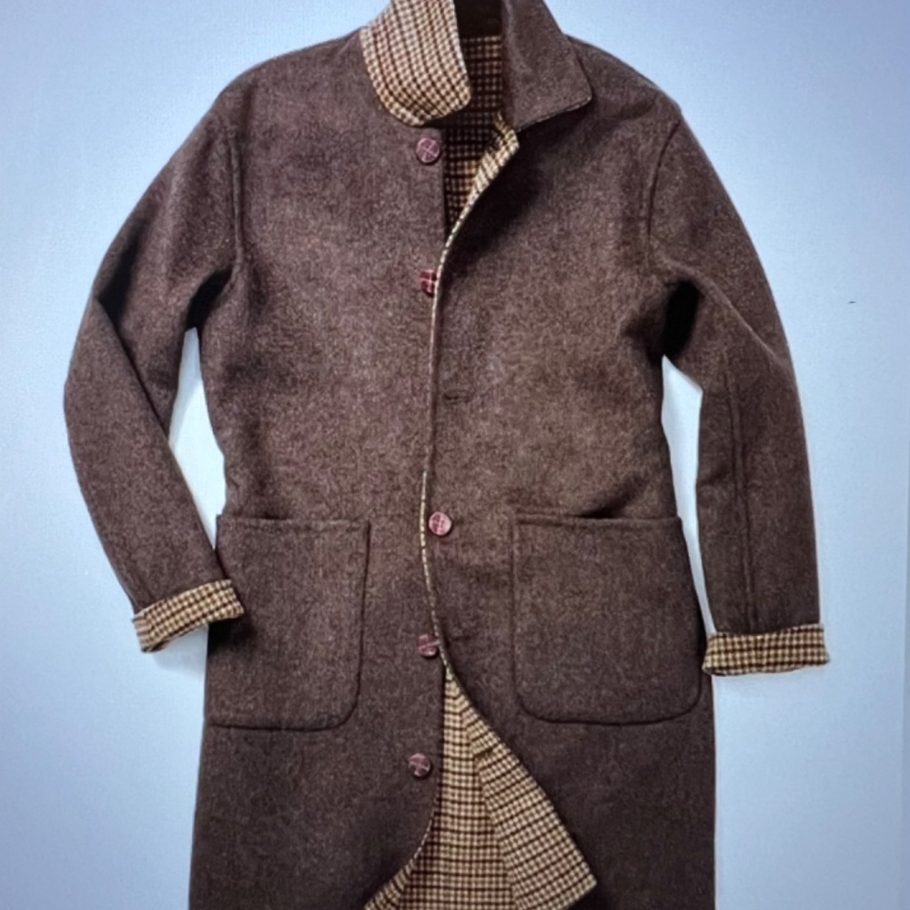 COPY - J.McLaughlin Reversible Frade coat-SM - Picture 2 of 6
